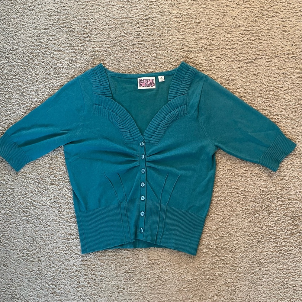 Anthropologie Rosie Neira Fitted Cardigan